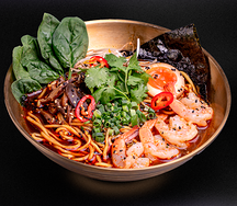 Рамен Лакса с креветками