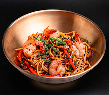 Рамен острый терияки с креветками