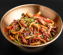 Удон острый терияки с курицей