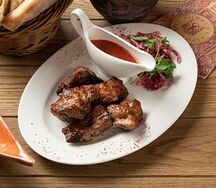 Шашлык из cвинoй шеи