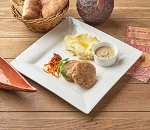 Котлеты куриные с пюре