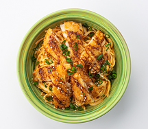 Вок от шефа с цыпленком темпура