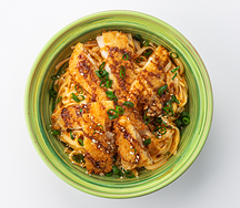 Вок от шефа с окунем темпура