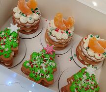 Порционное медовое ассорти Ёлочки и с мандаринами