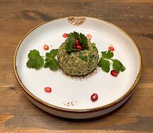 Пхали из стручковой фасоли с орехами и специями