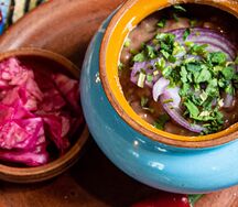 Лобио в горшке