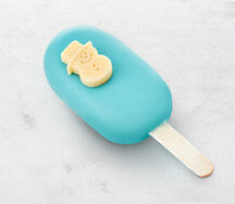 Пирожное Эскимо Новогоднее голубое