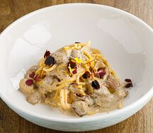 Грибная паста с трюфельным соусом