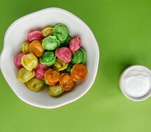 Цветные пельмешки