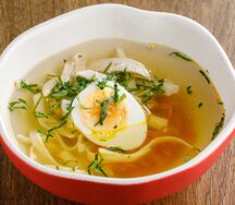 Домашний куриный суп