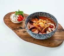 Том ям с морепродуктами на кокосовом молоке