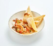 Креветки в соусе бер блан