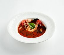 Суп с морепродуктами Половина