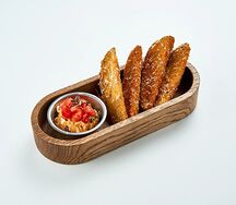 Баклажан фри с рикоттой