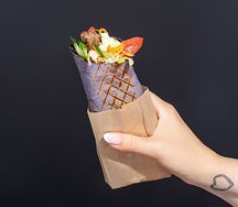 Шаверма с говядиной в лаваше