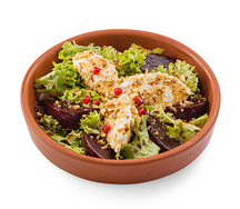 Салат со свеклой и домашним сыром