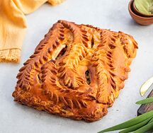 Пирог Киевский Расстегай с мясом, болгарским перцем и капустой