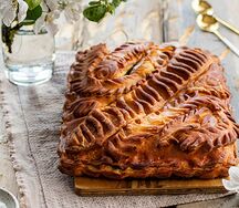 Брянский яблочник с яблоком и брусникой