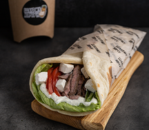 Шаурма по-гречески с говядиной