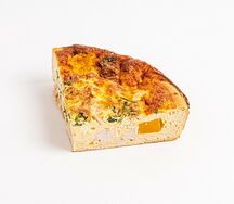 Киш Лорен с индейкой, тыквой и сыром дорблю