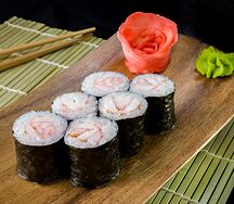 Маки с креветкой