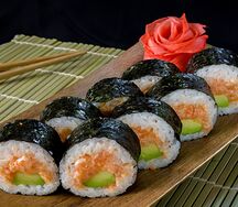 Азия с лососем