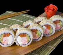 Сливочный ролл с креветкой