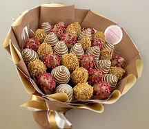 Букет из клубники в шоколаде Молочные Грёзы