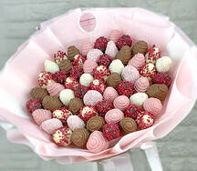 Букет из клубники в шоколаде Волшебный