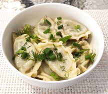 Вареники с картошкой и грибами