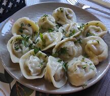 Пельмени с говядиной и свининой