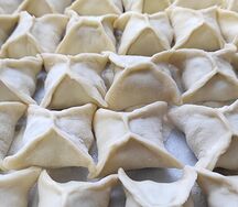 Пельмени Рыбные лосось, треска замороженные