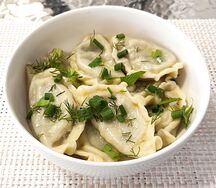 Вареники с картошкой и грибами