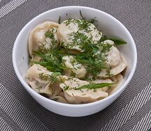 Пельмени с бараниной и говядиной