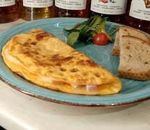 Омлет с ветчиной и сыром