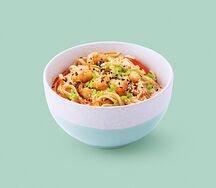 Вок с креветками Поке чили