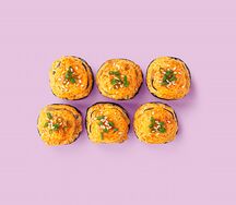 Запеченный с мидиями