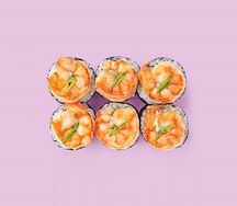 Ролл с креветкой поке чили