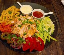 Шаверма на тарелки