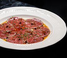 Татаки из говядины с трюфелем