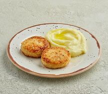 Котлетки из щуки с пюре