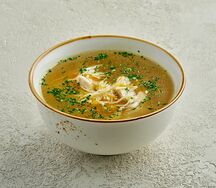 Суп куриный с бедром цыпленка