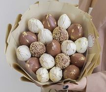 Букет клубники в шоколаде Теплое мгновение S