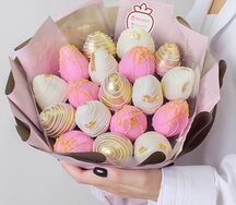 Букет клубники в шоколаде Роскошь S