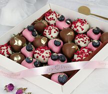 Клубника в шоколаде Черничный десерт 