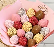 Букет из клубники в шоколаде Сладкий сюрприз S