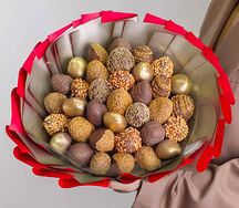 Букет клубники в шоколаде Вернисаж М