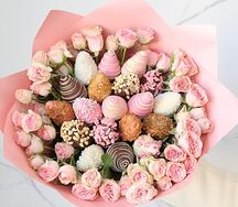 Букет с кустовой розой Блеск