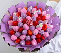 Букет клубники в шоколаде Притяжение L