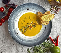 Тыквенный крем-суп со сливками